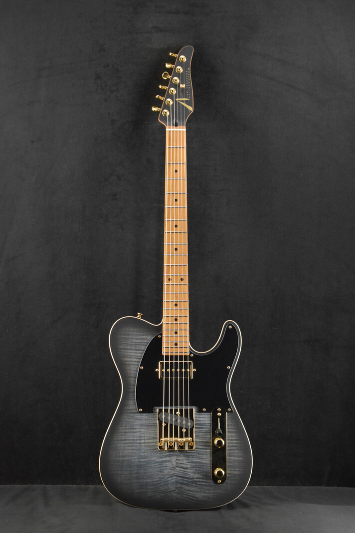 Tom Anderson Tom Anderson Top T Icon Satin Atlantic Storm to Black Edge Burst with Binding