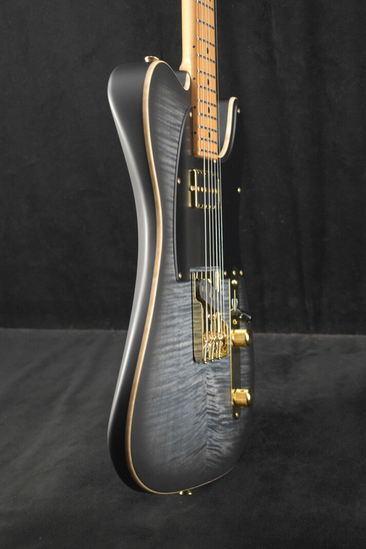 Tom Anderson Tom Anderson Top T Icon Satin Atlantic Storm to Black Edge Burst with Binding