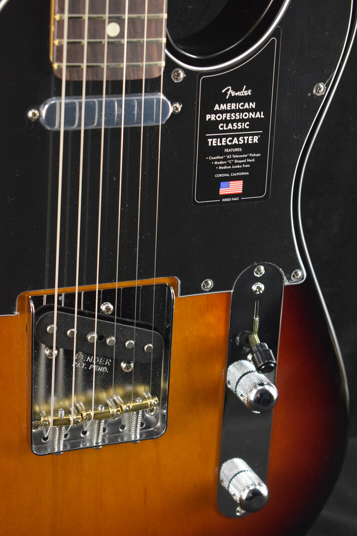 Fender Fender American Professional Classic Telecaster 3-Color Sunburst Rosewood Fingerboard