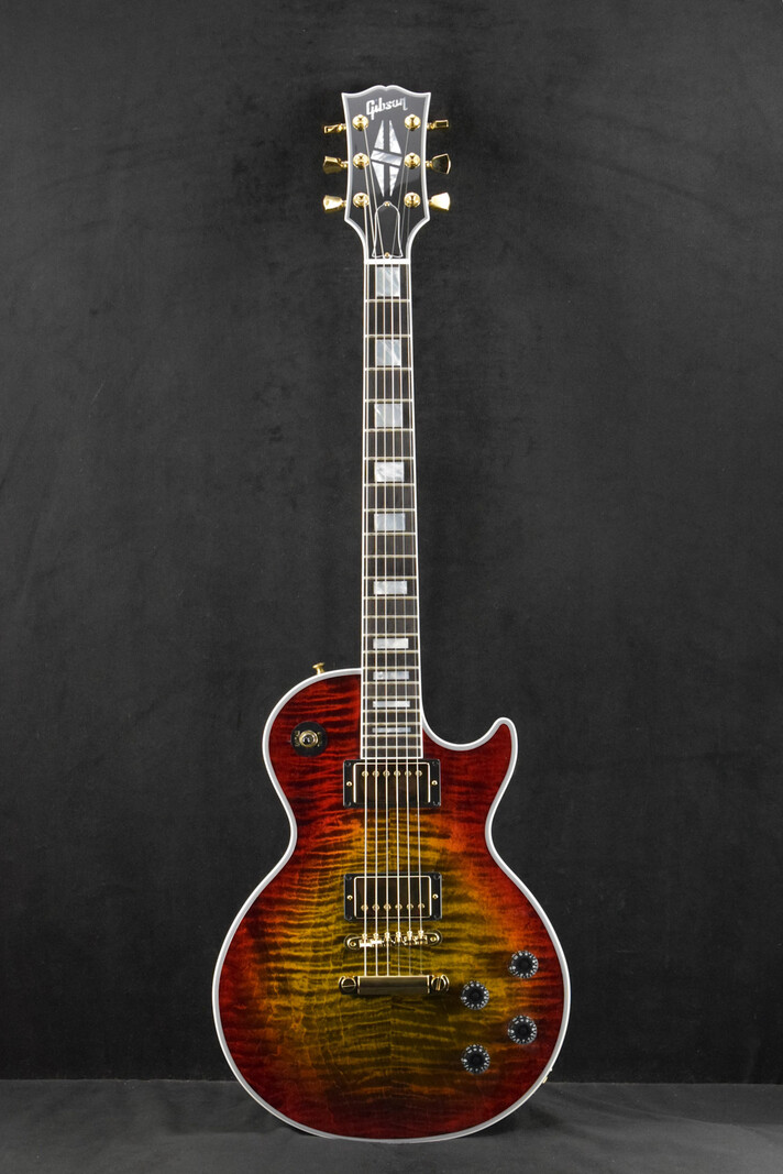 Gibson Gibson Custom Shop Les Paul Axcess Custom Figured Top w/ Ebony Fingerboard Gloss Bengal Burst