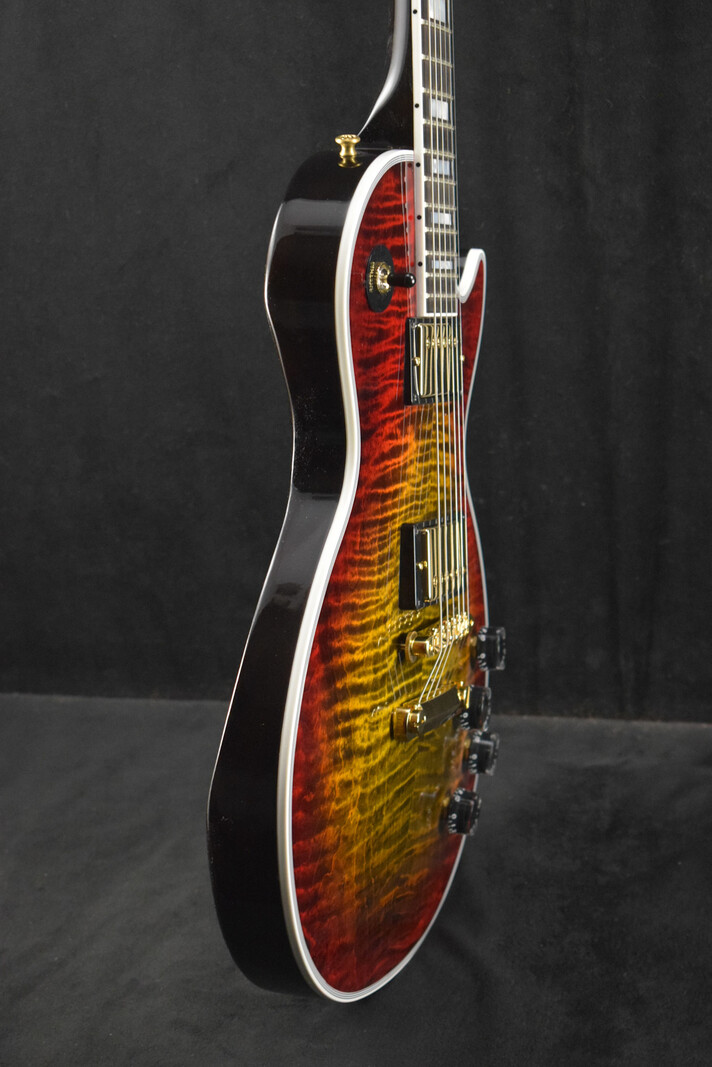 Gibson Gibson Custom Shop Les Paul Axcess Custom Figured Top w/ Ebony Fingerboard Gloss Bengal Burst