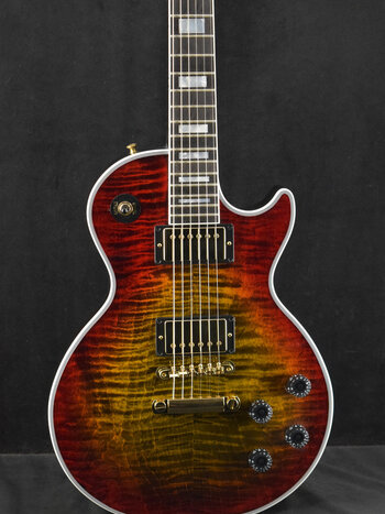 Gibson Gibson Custom Shop Les Paul Axcess Custom Figured Top w/ Ebony Fingerboard Gloss Bengal Burst