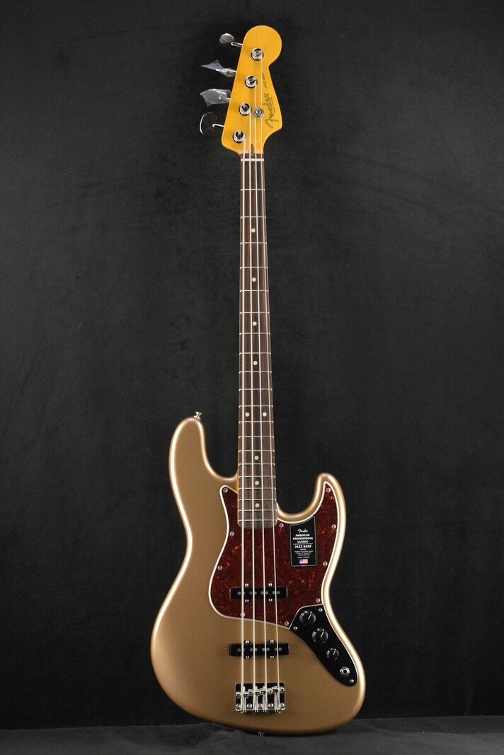 Fender Fender American Professional Classic Jazz Bass Faded Firemist Gold Rosewood Fingerboard