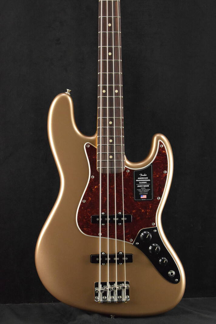 Fender Fender American Professional Classic Jazz Bass Faded Firemist Gold Rosewood Fingerboard
