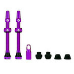 Muc-Off Muc-Off V2 Tubeless Valve Kit - Purple, 44mm, Pair