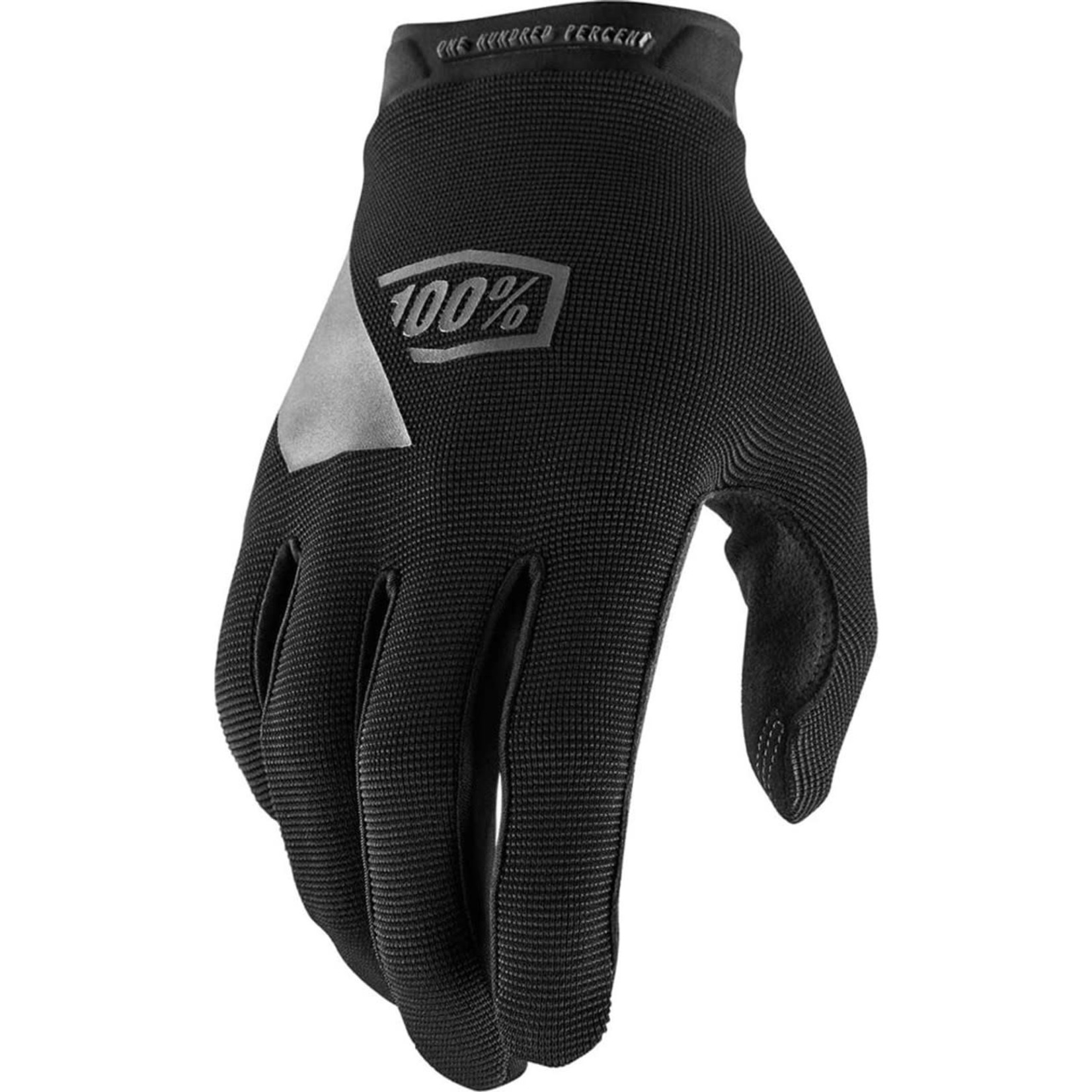 100% 100%: Gloves, Ridecamp, Black - Small Womens