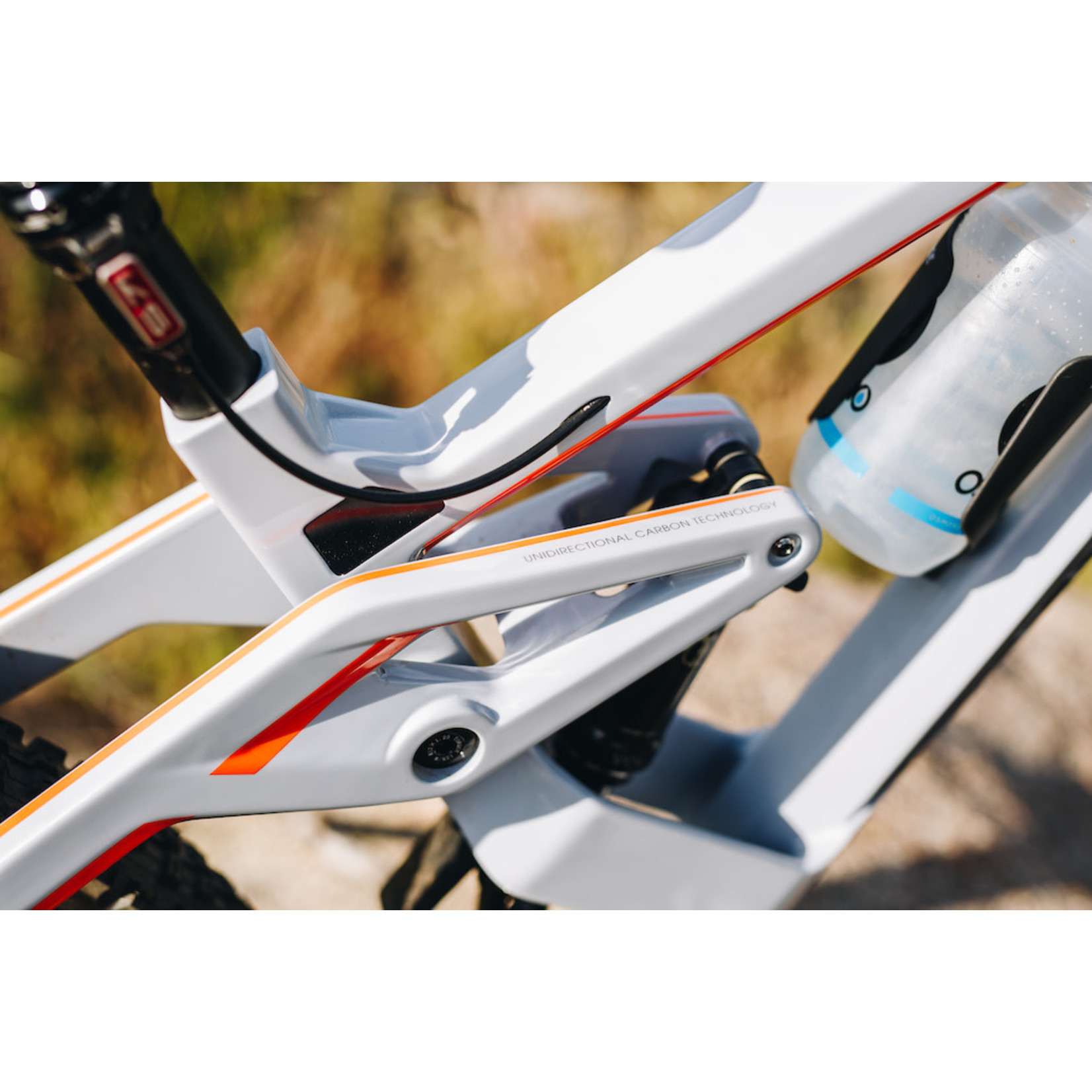 Eminent Eminent Bikes - Gnarly Custom Onset ST Comp, Medium - White/ Orange (New) - 140/120