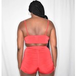 Be Mine Rouched Short Set