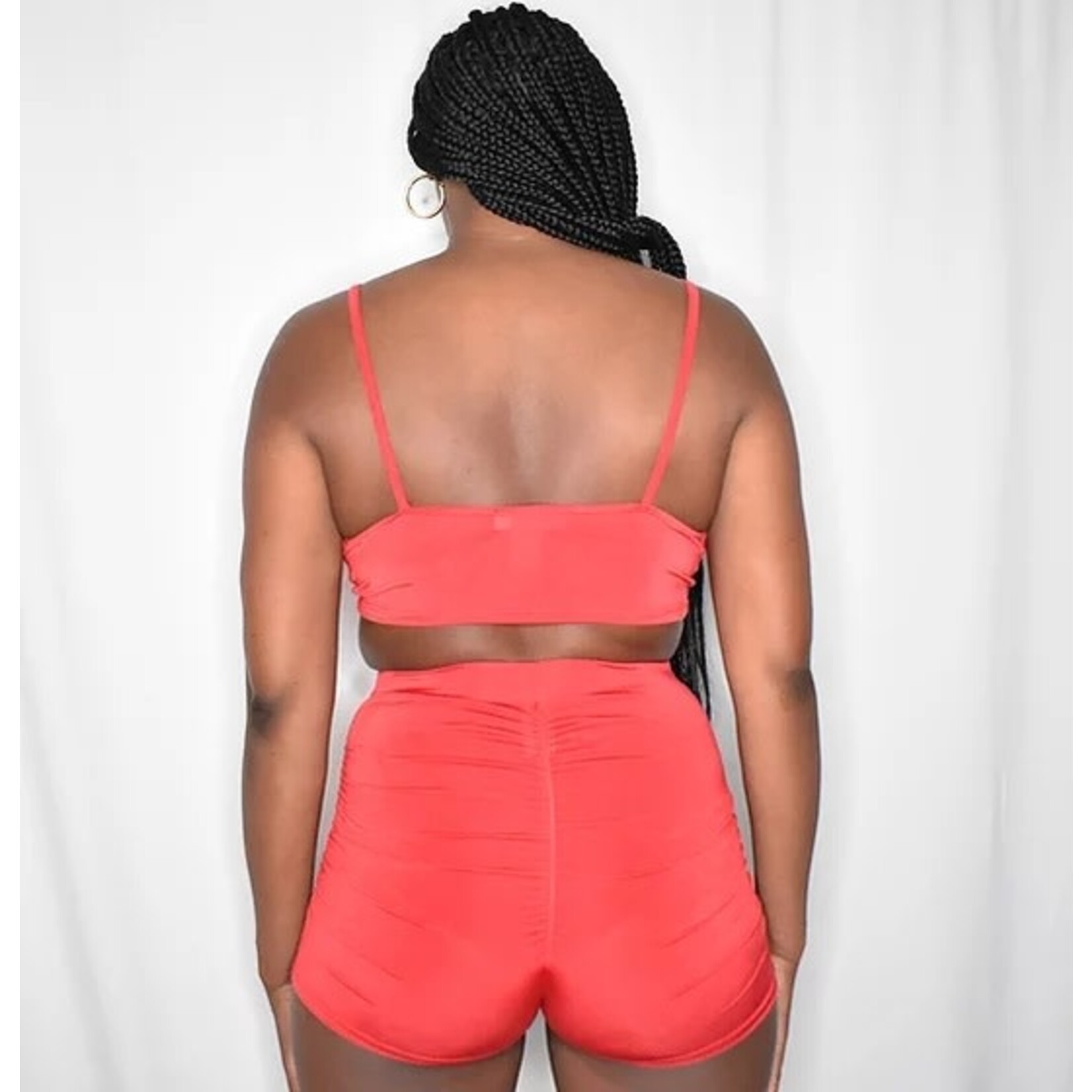 Be Mine Rouched Short Set