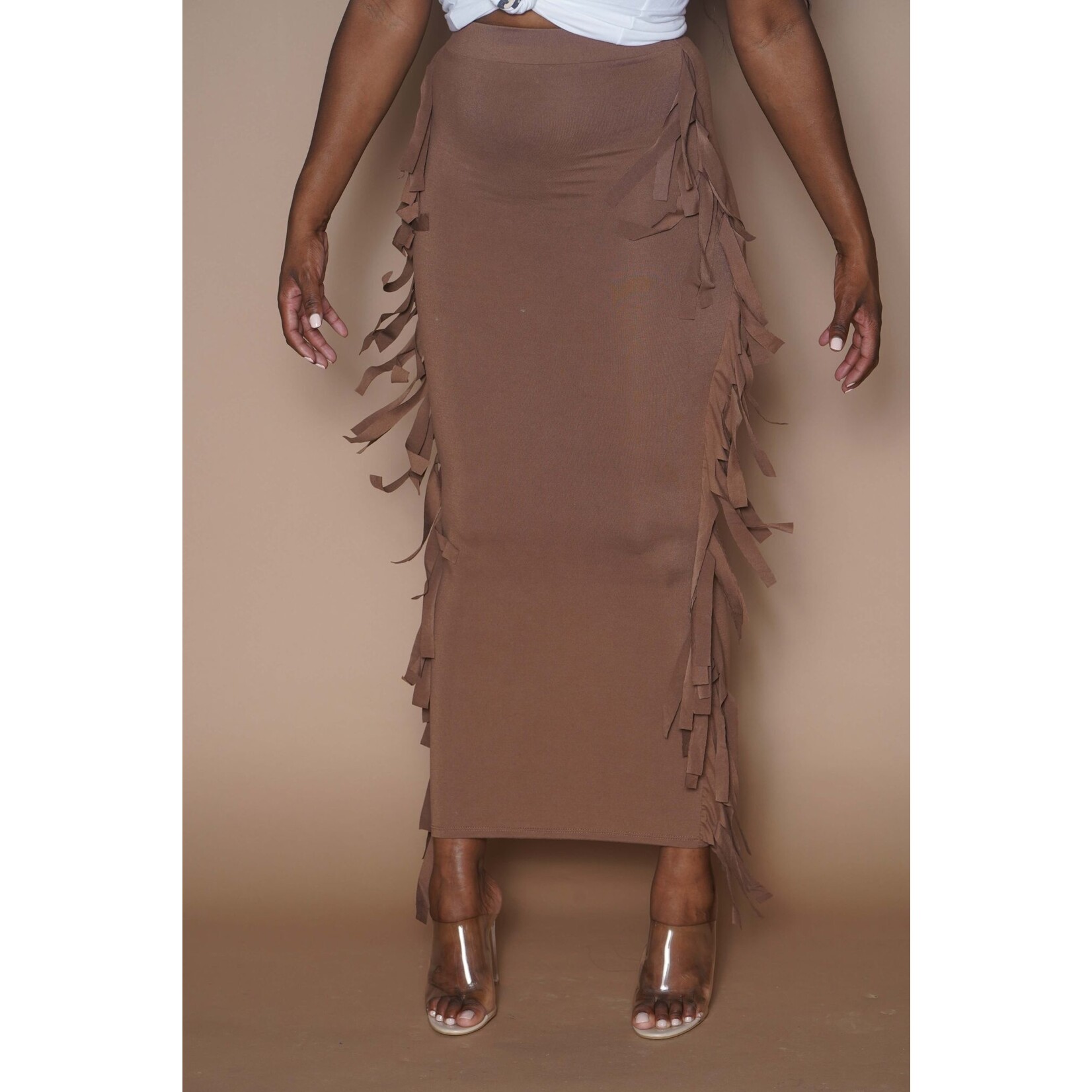 Rodeo Fringe Maxi Skirt