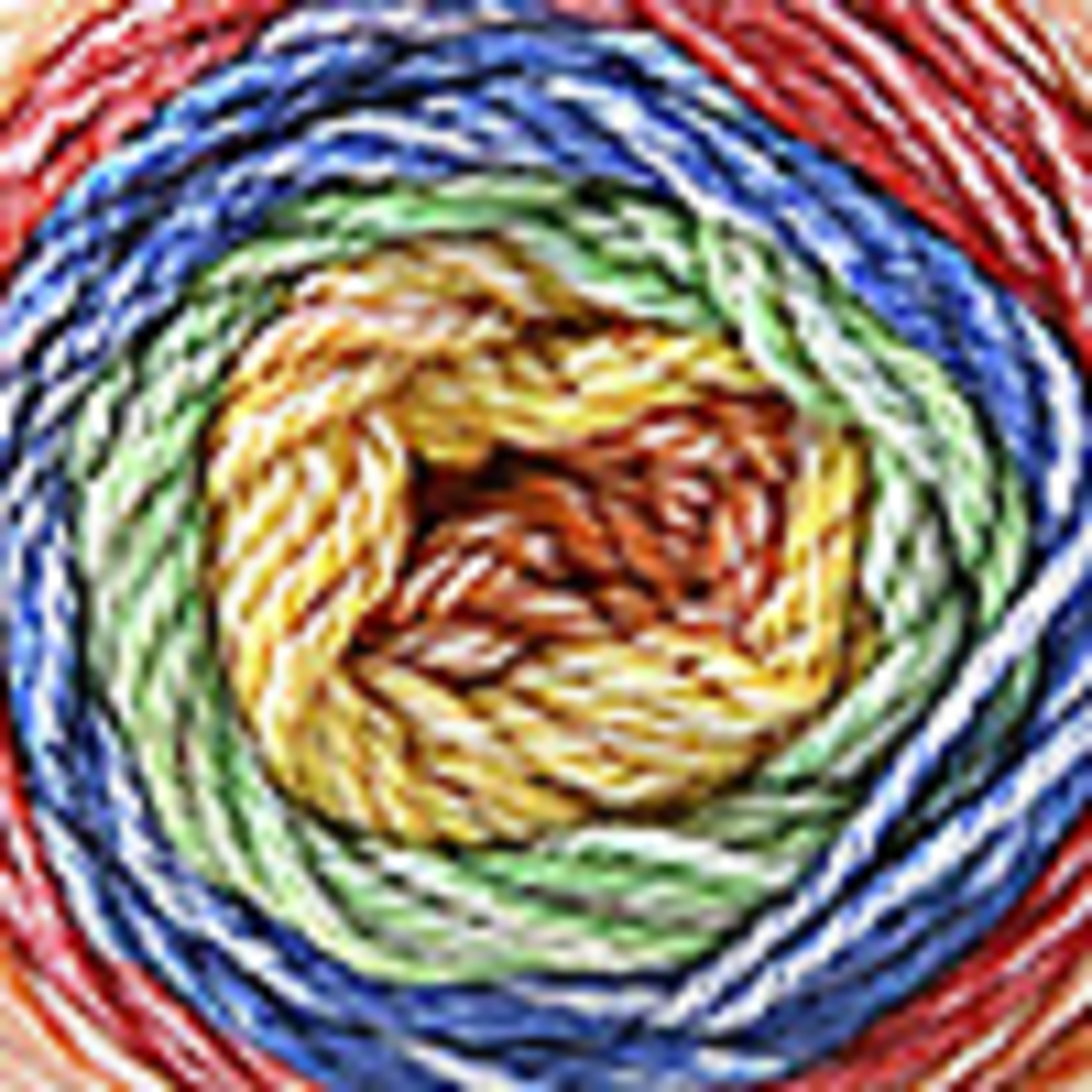 Cascade Yarn Cherub Aran Prints 701 Spectrum Yarn