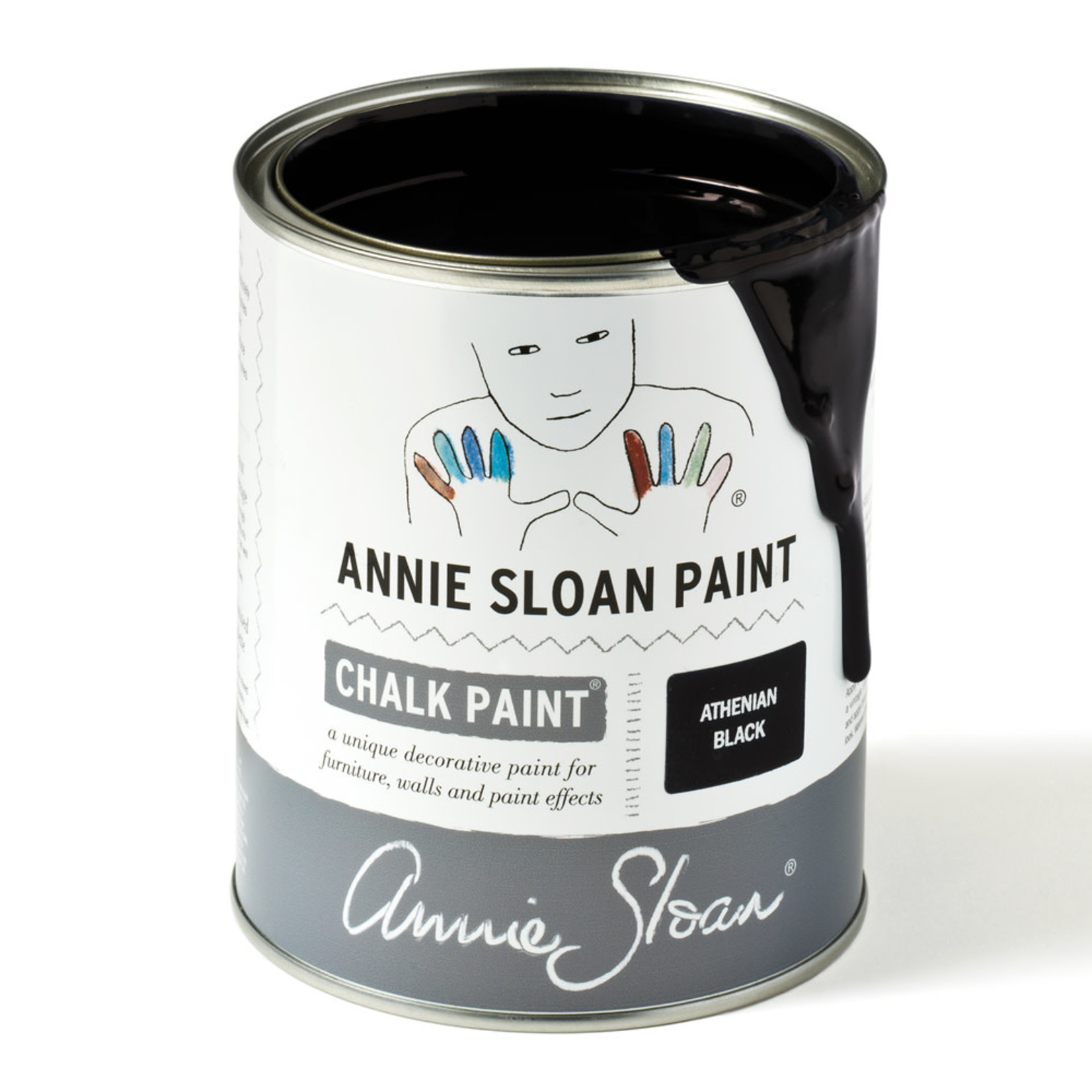 Annie Sloan Chalk Paint 1 Litre Athenian Black