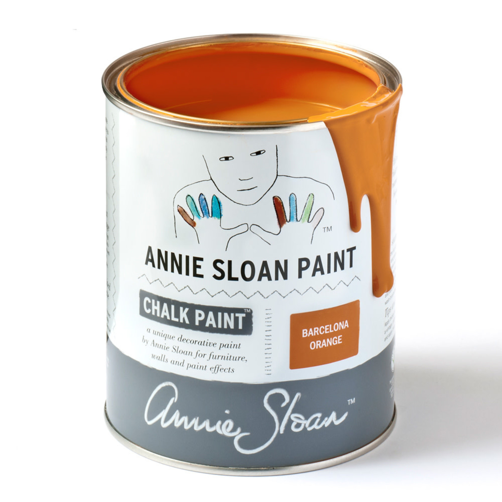 Annie Sloan Chalk Paint 1 Litre Barcelona Orange