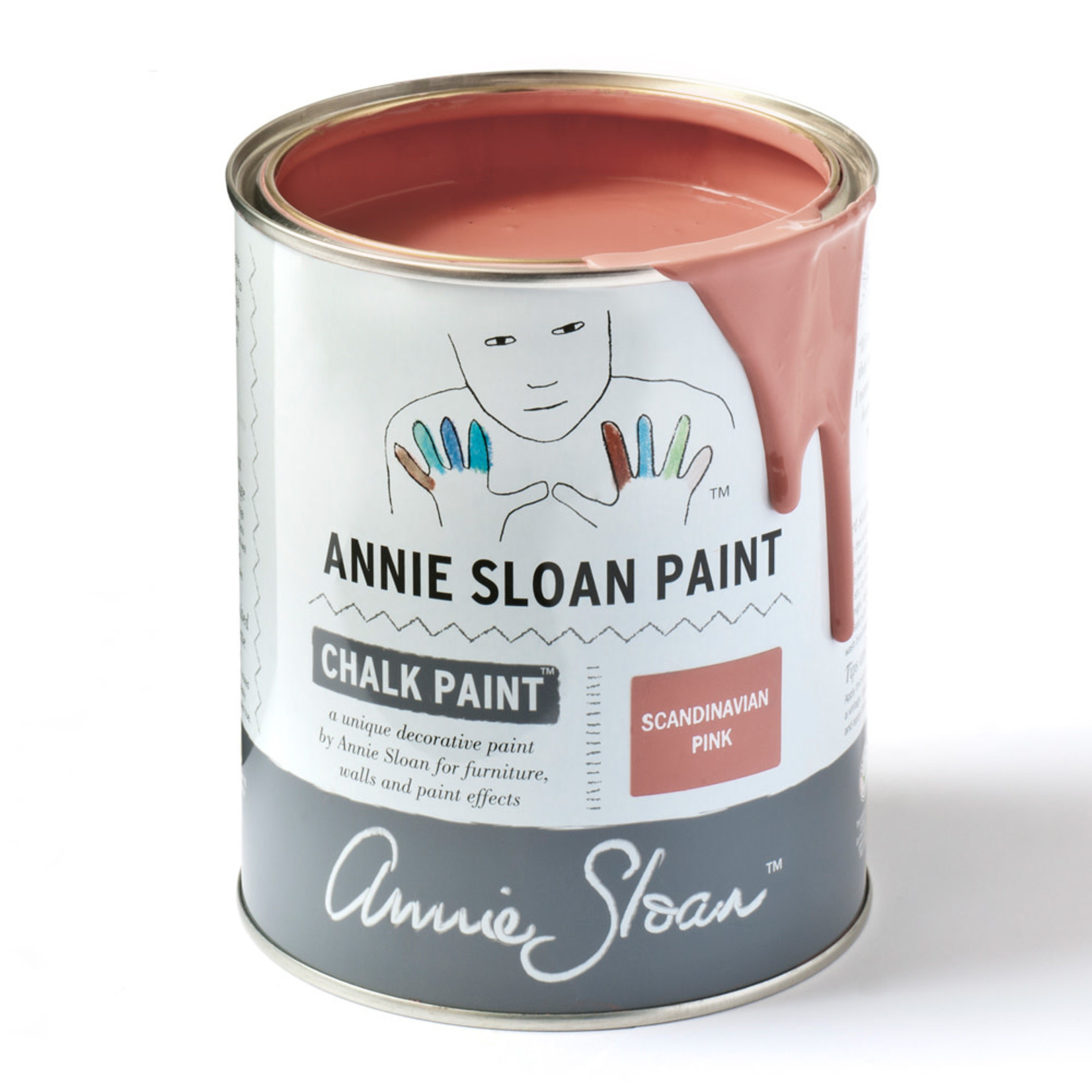 Annie Sloan Chalk Paint 1 Litre Scandanavian Pink