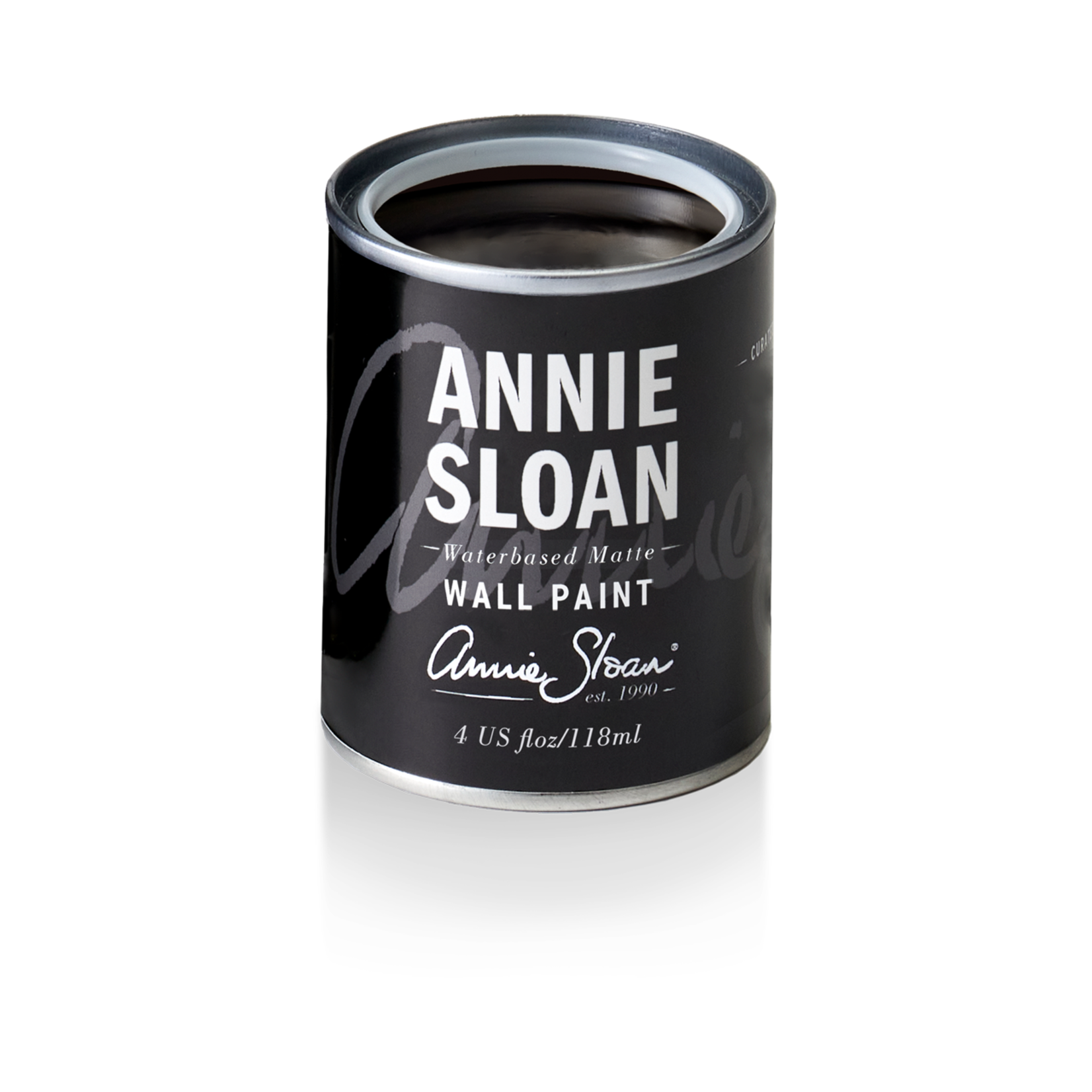 Annie Sloan Wall Paint 4oz  Sample Can Athenian Black