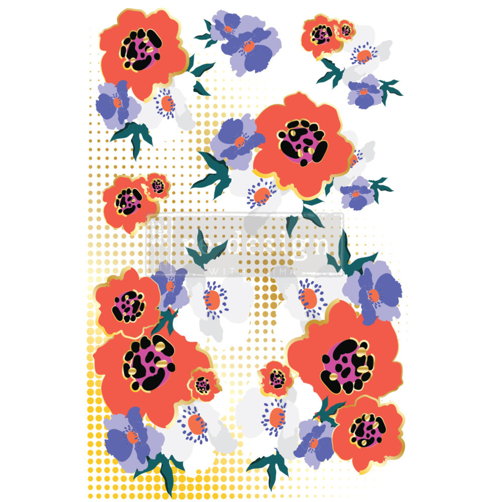 Redesign by Prima Decor Transfer Modernist Floral