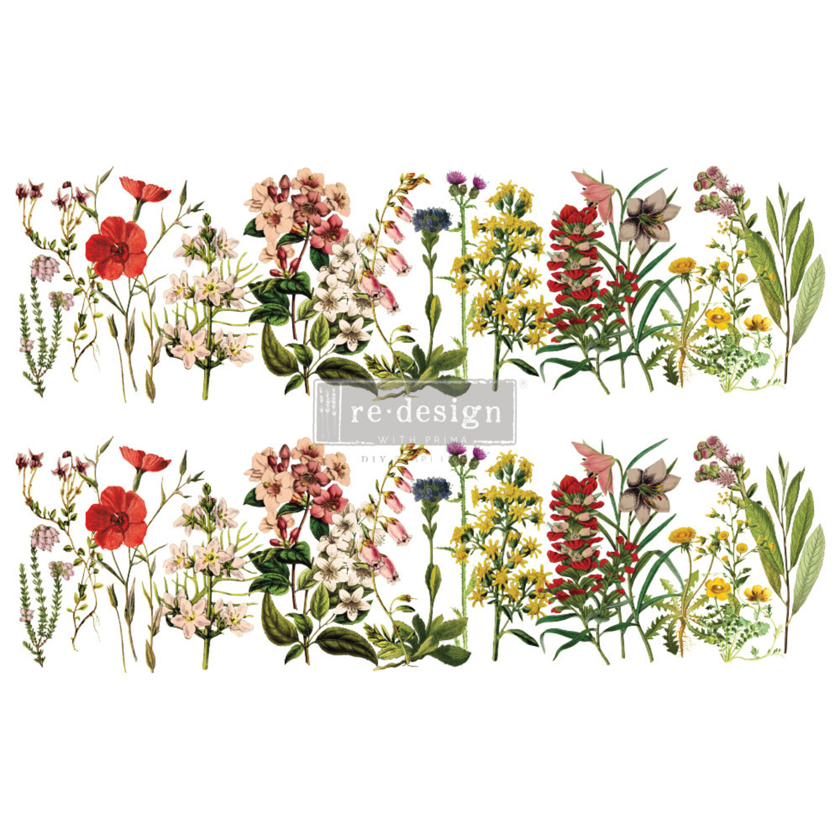 ReDesign with Prima Decor Transfer The Flower Fields