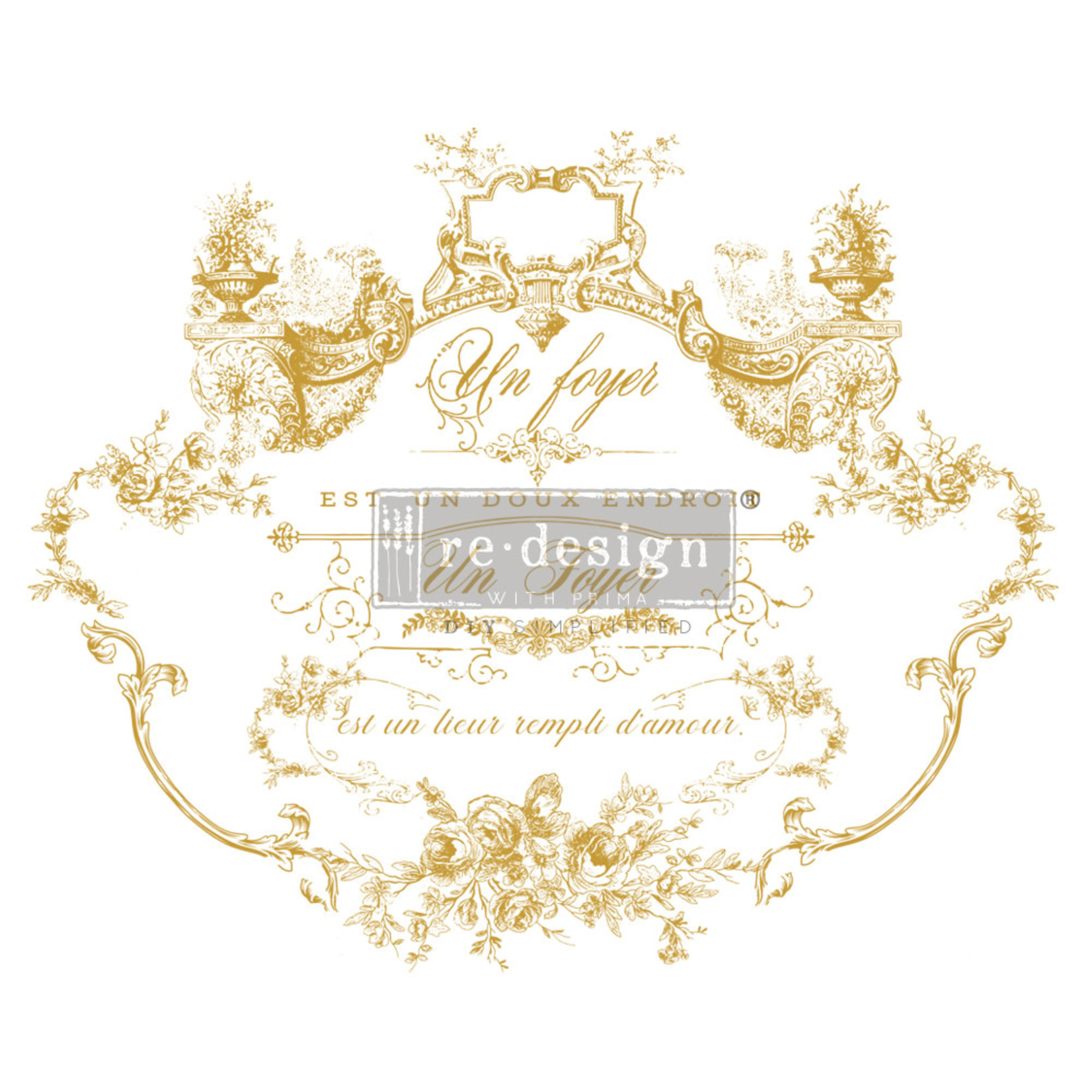 ReDesign with Prima Decor Transfer Lovely Script