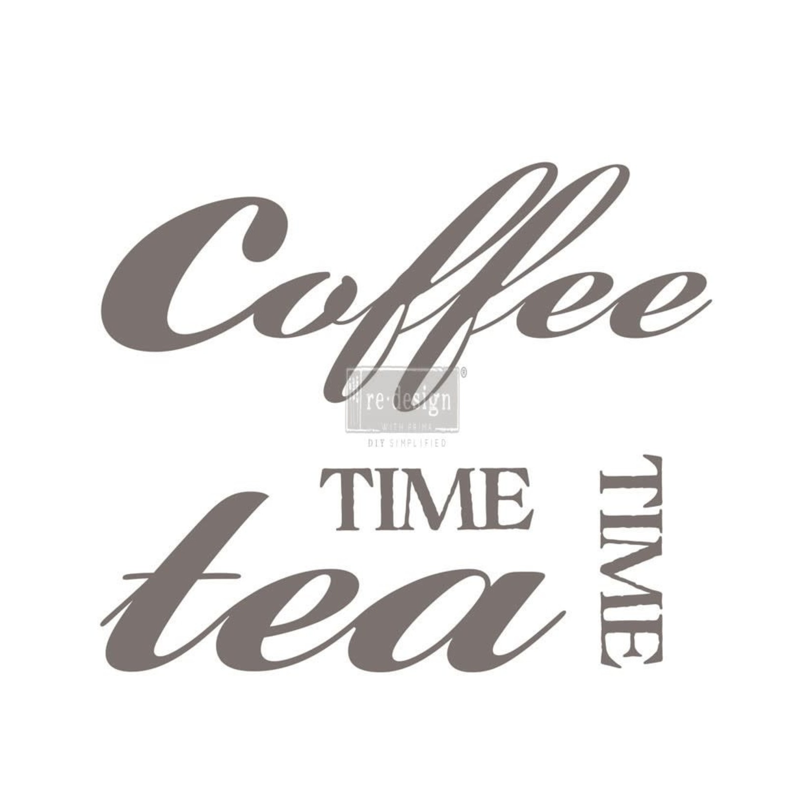 ReDesign with Prima Decor Transfer Coffee Tea