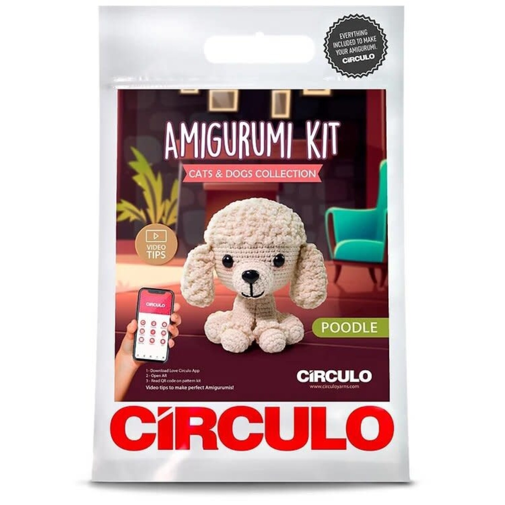 Circulo Amigurumi Kit Poodle