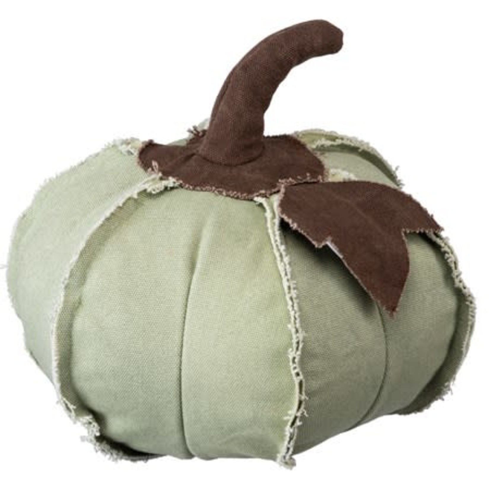 Fabric Pumpkin Small Green