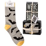 Batty Box Sign & Sock Set