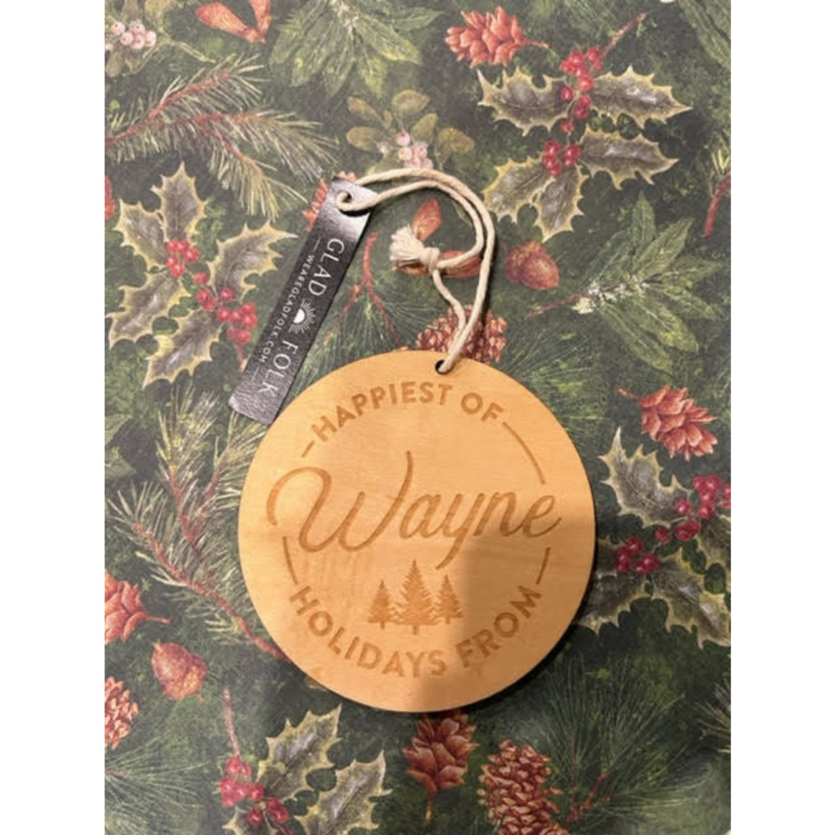 Wayne Ornament