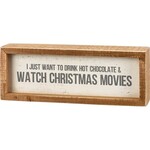 Hot Chocolate Christmas Movie Sign