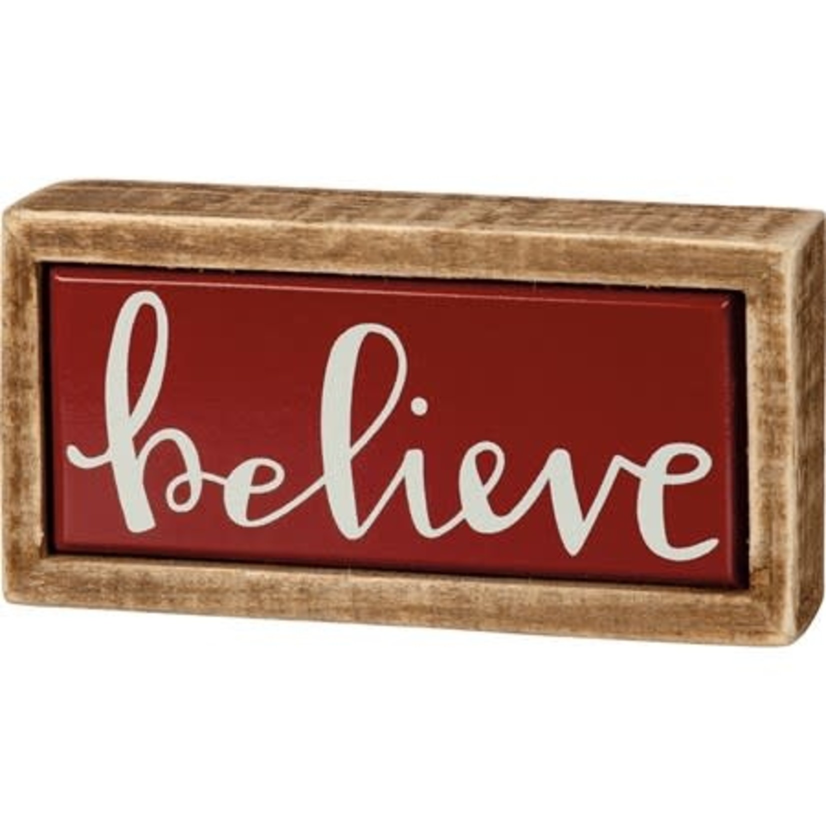 Box Sign Mini Believe