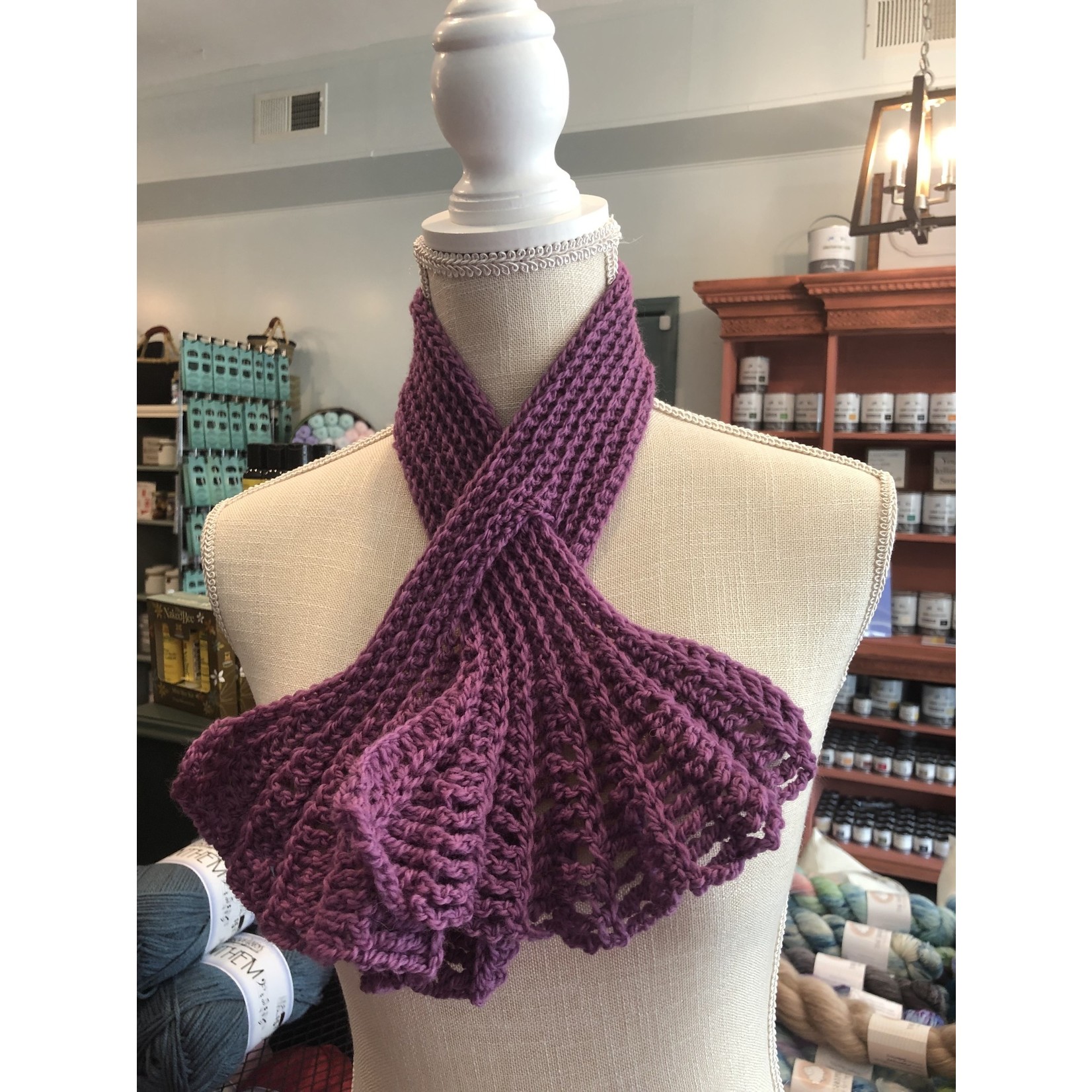 KKN February Intro to Crochet – Learn to Make a Scarf – Feb 1st, 8th, 15th, 22nd 1:30-3:30pm