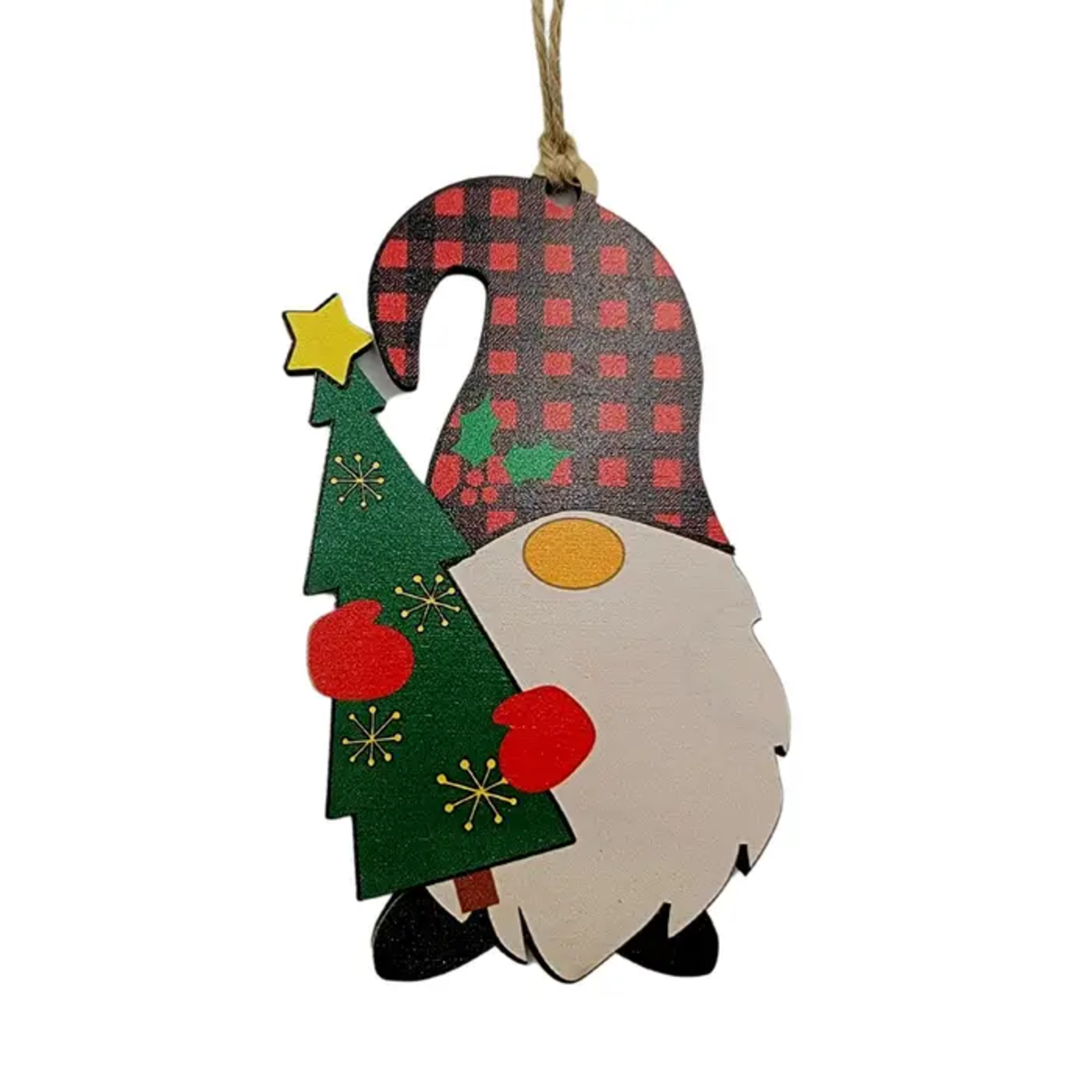 Gnome With Christmas Tree Ornament