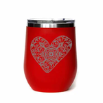 Heart Wine Tumbler