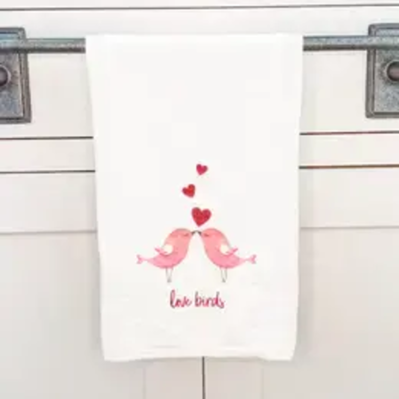 Love Birds Tea Towel