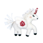 dzi Handmade Snowflake Unicorn Ornament