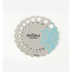 Knitter's Pride Mindful Sterling Silver Plated Metal Needle Gauge