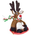 dzi Handmade Reindeer Ornament