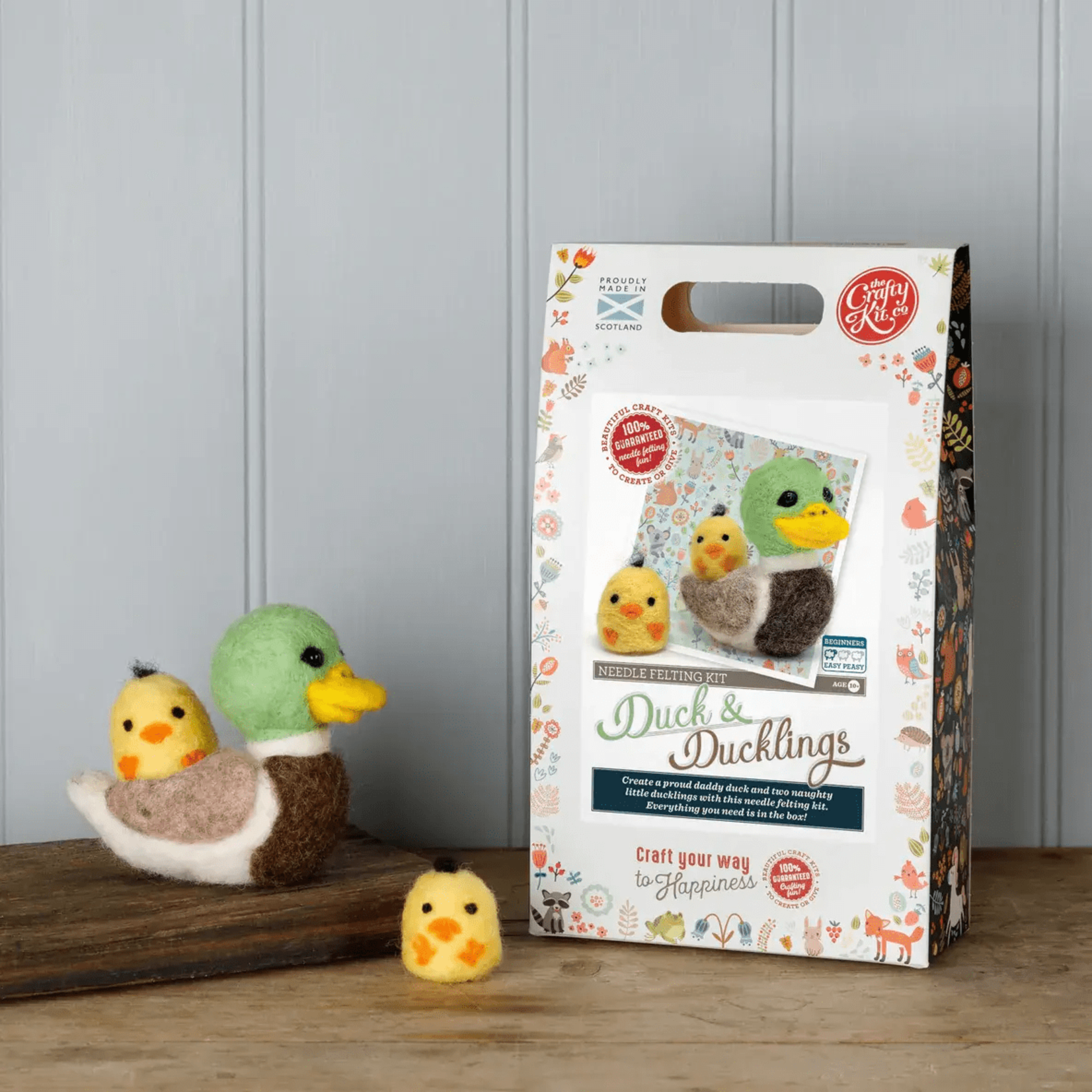 Duckling Crochet Kit / Crochet Duckling DIY Kit Craft Kit