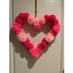 KKN Pom Pom Heart Wreath Kit