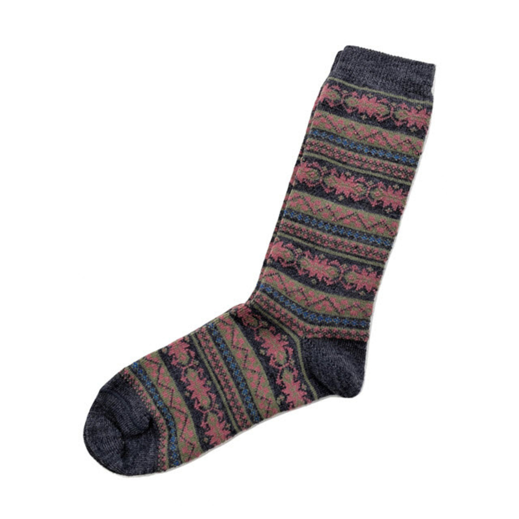 Tey Art Inc Alpaca Socks Nordic Stripe M