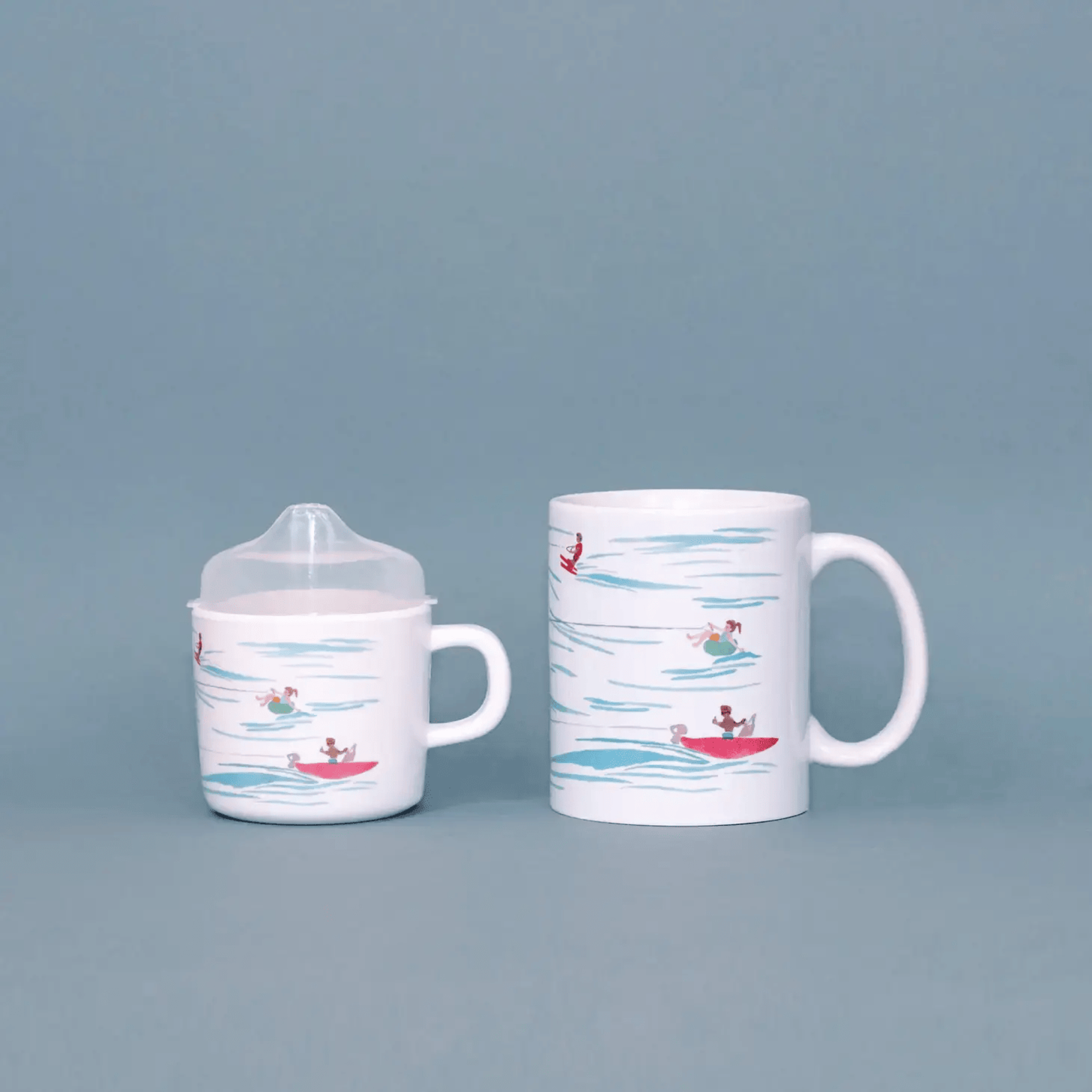 Water Ski Two of a Kind Mug and Cup Set