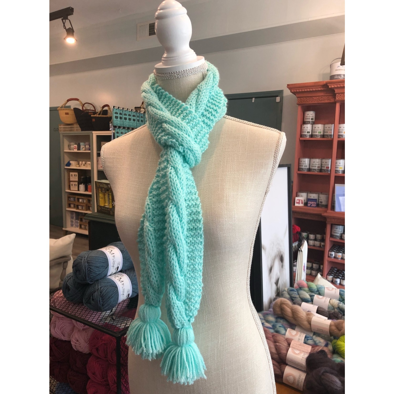 KKN April Intro to Knitting – Learn to Make a Cable Scarf – Apr 5th, 12th, 19th, May 3rd 6-8pm