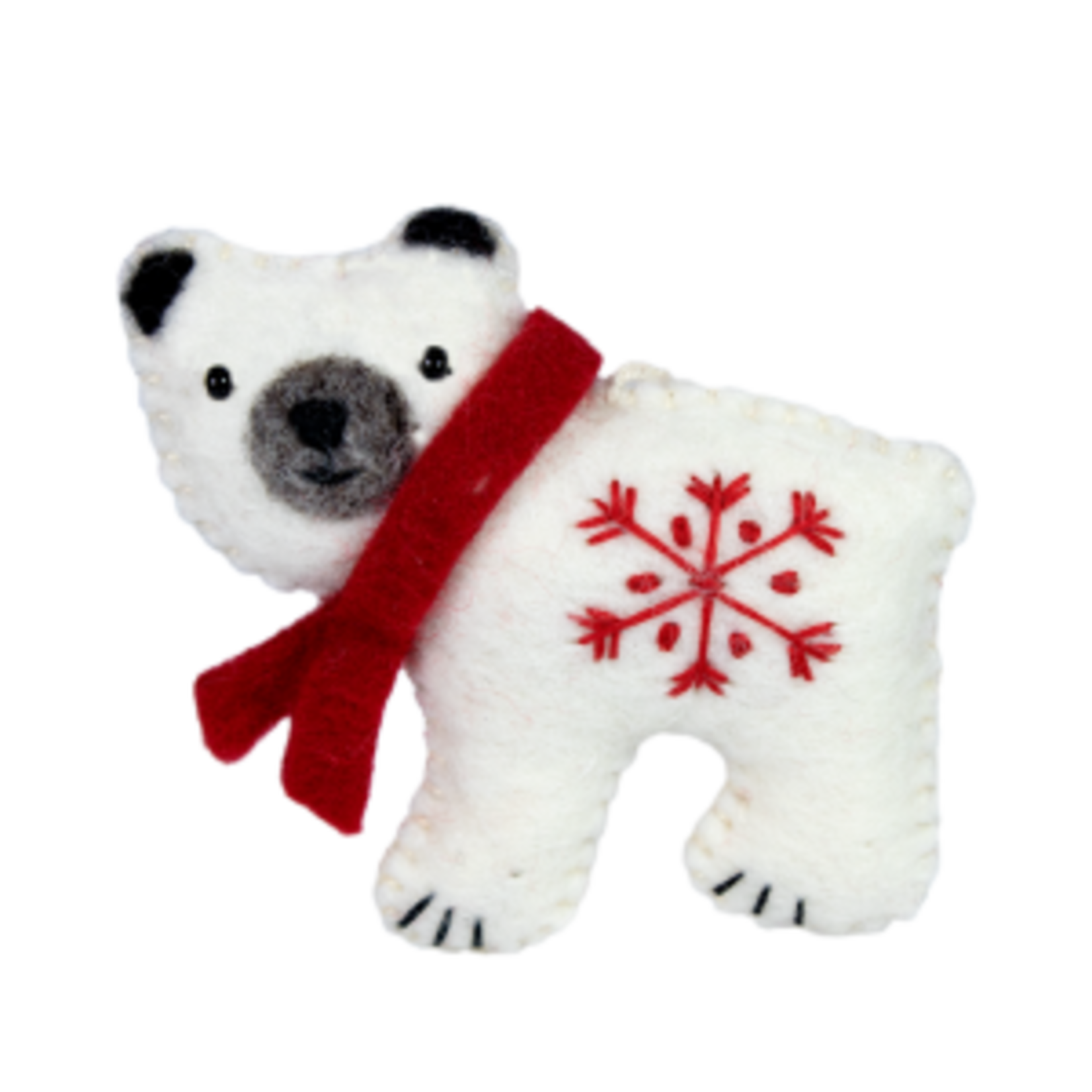 dzi Handmade Polar Bear Ornament