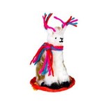 dzi Handmade Sledding Llama Ornament