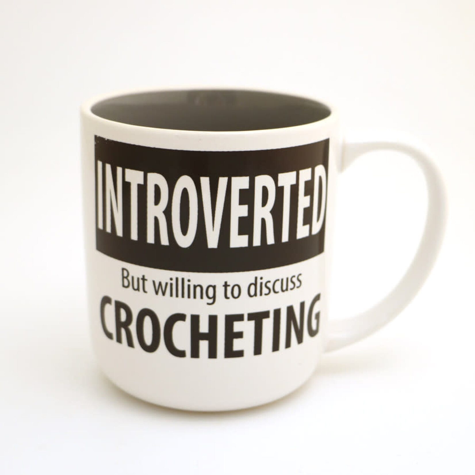 Introverted Crochet Mug