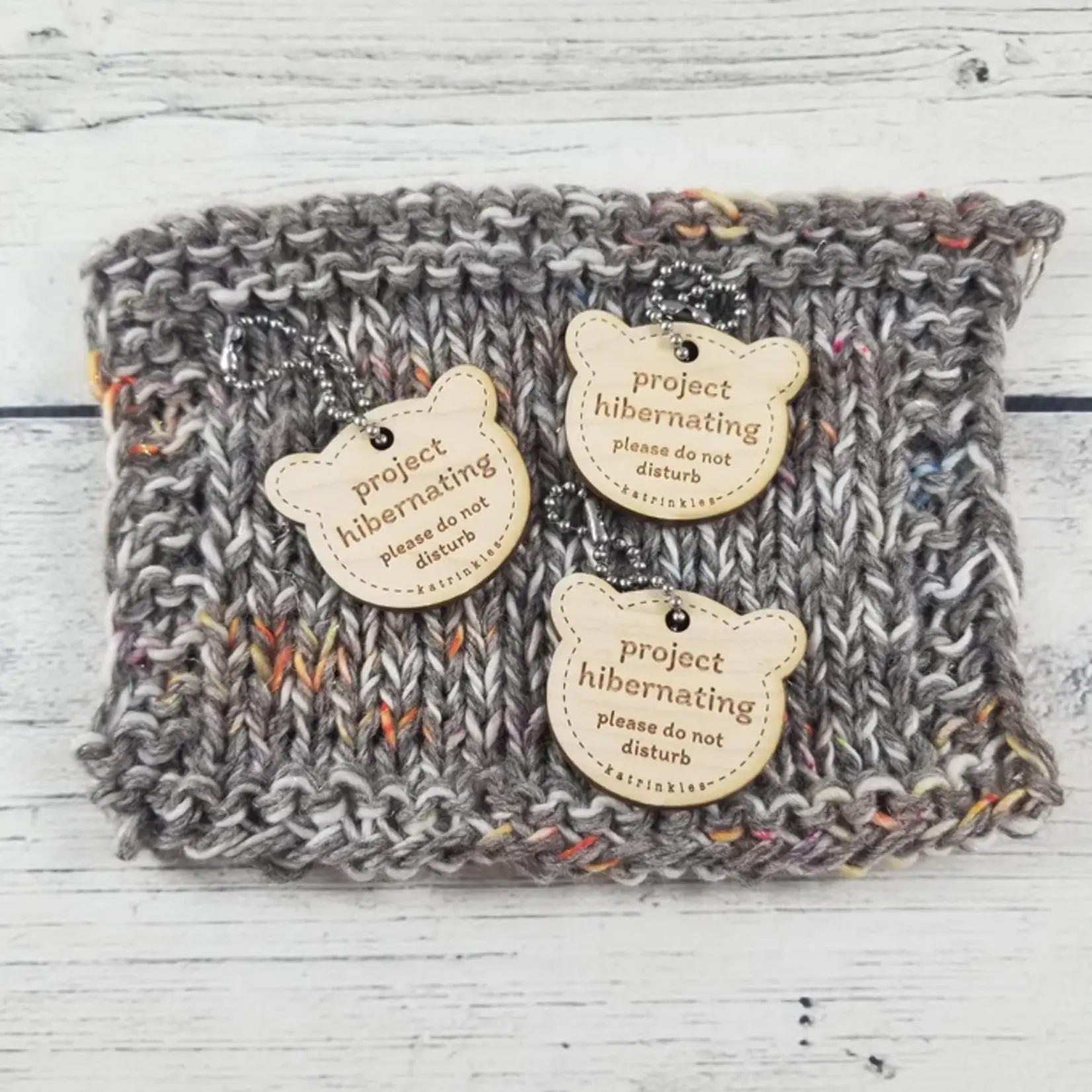 Katrinkles Project Hibernating Bear Bag Tags