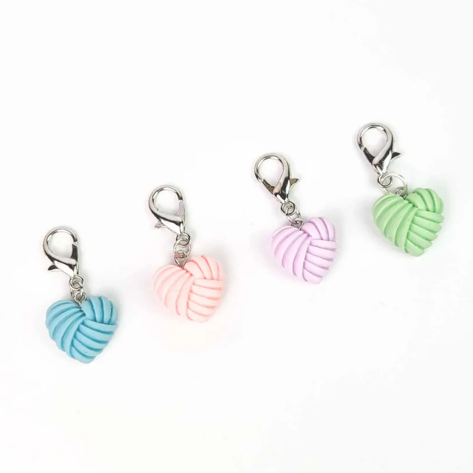 Twice Sheared Sheep Heart Yarn Ball Clip Marker