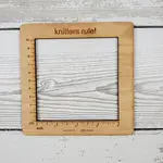 Katrinkles Gauge Swatch Ruler Knitting