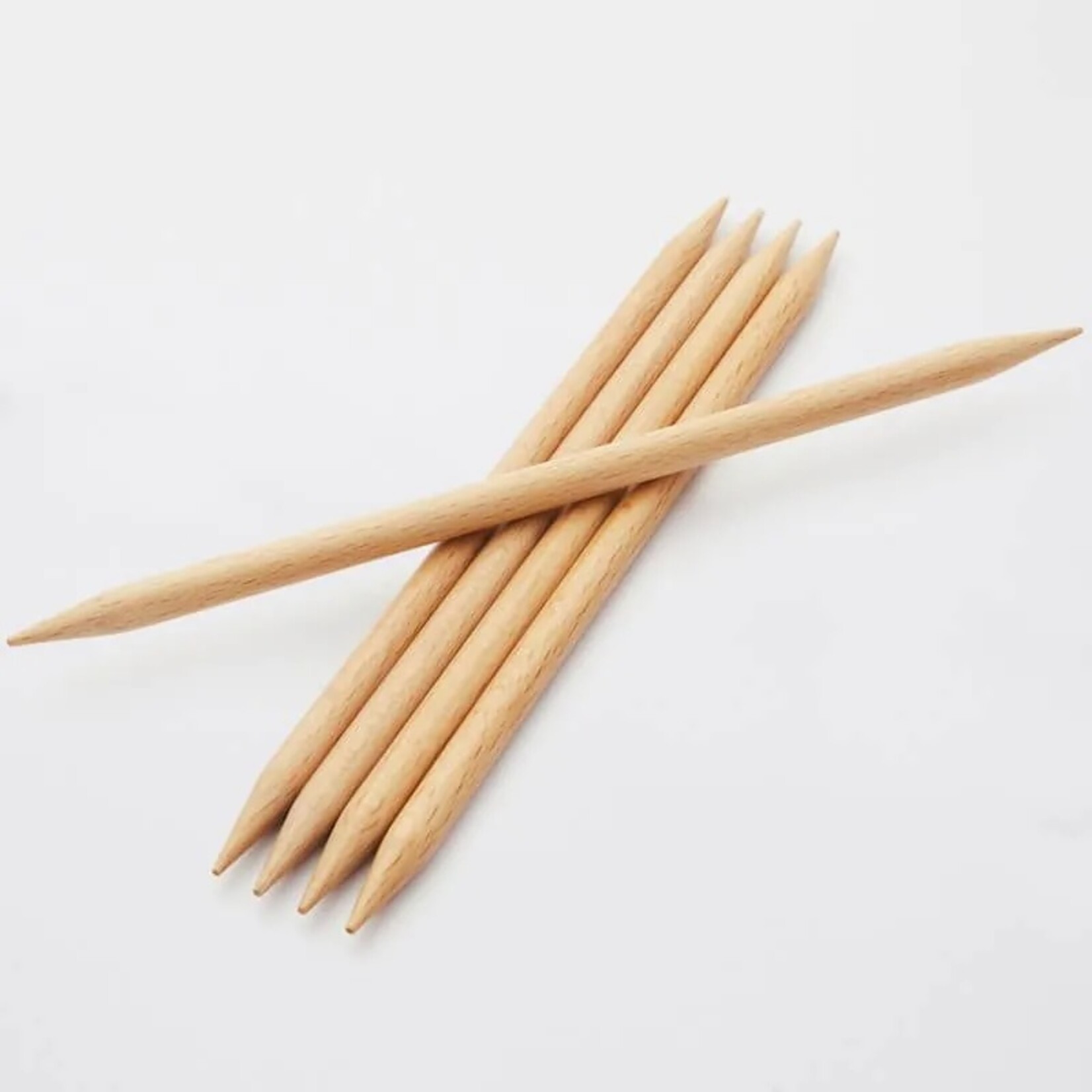 Knit Pro Basix Beech 8" Double Point Needles