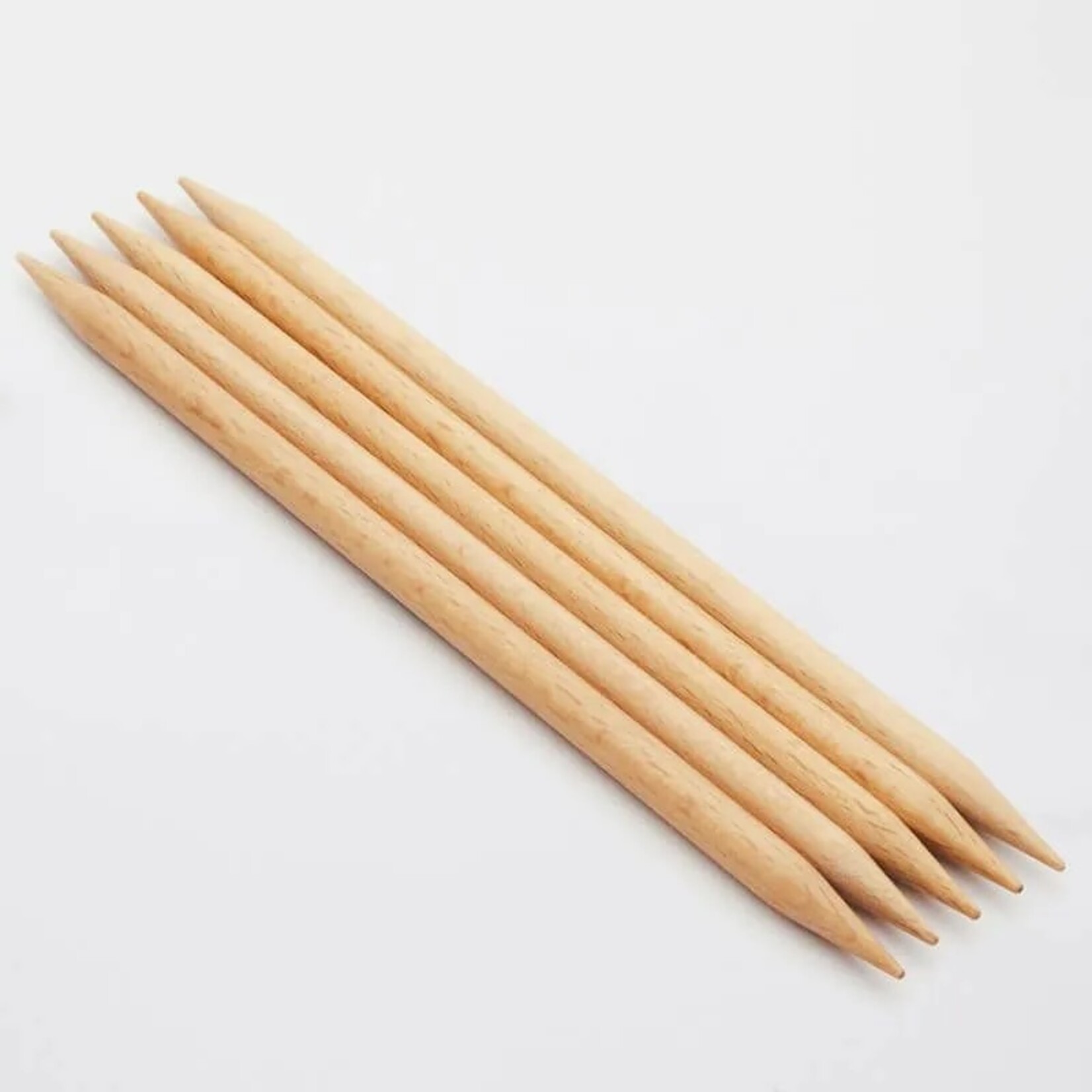 Knit Pro Basix Beech 8" Double Point Needles
