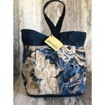 Atenti, Inc. Indigo Tall Caddy - Premium Knitting & Crochet Organizer Project Bag